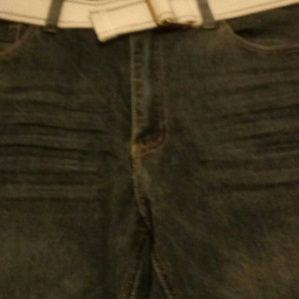 Stoned Wash Designer Blue Jeans